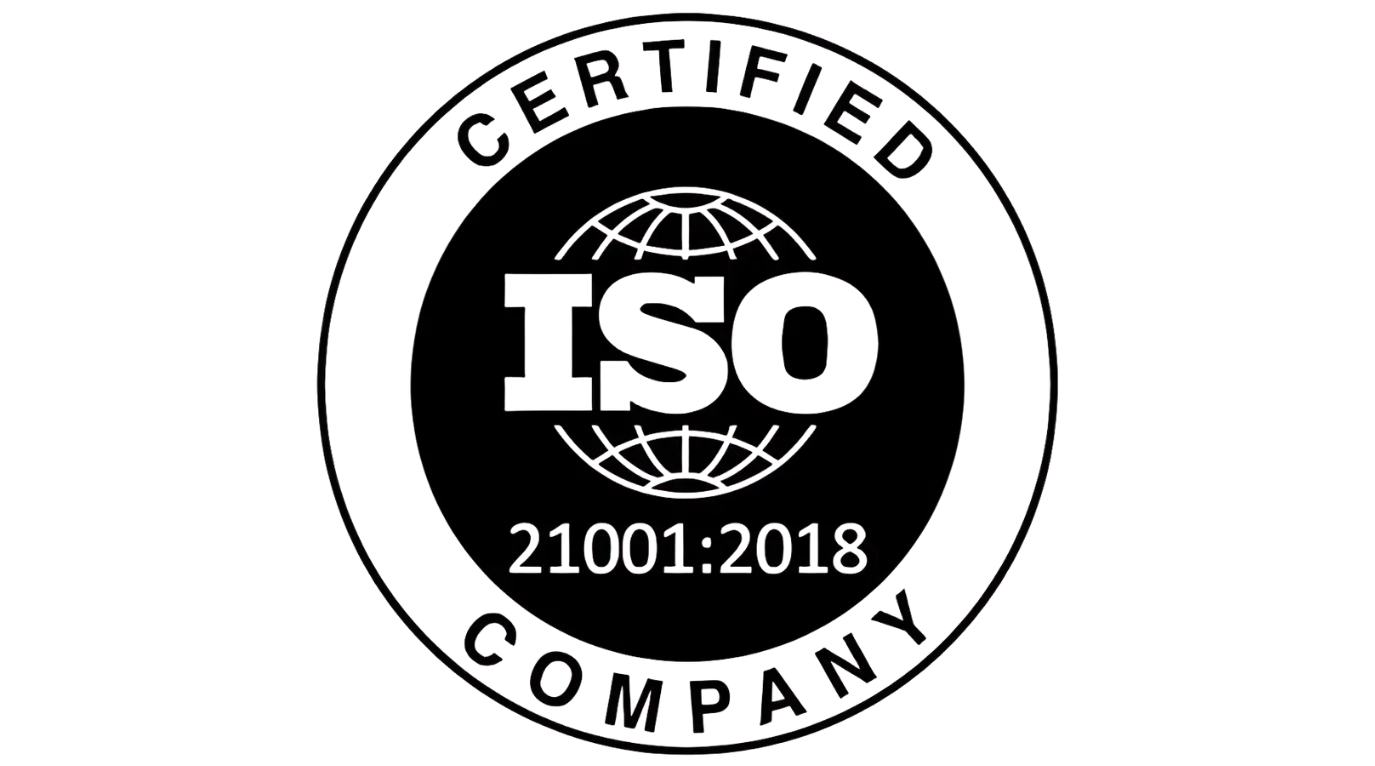ISO 21001:2018 (Educational Organizations Management System – EOMS) BLACK LOGO